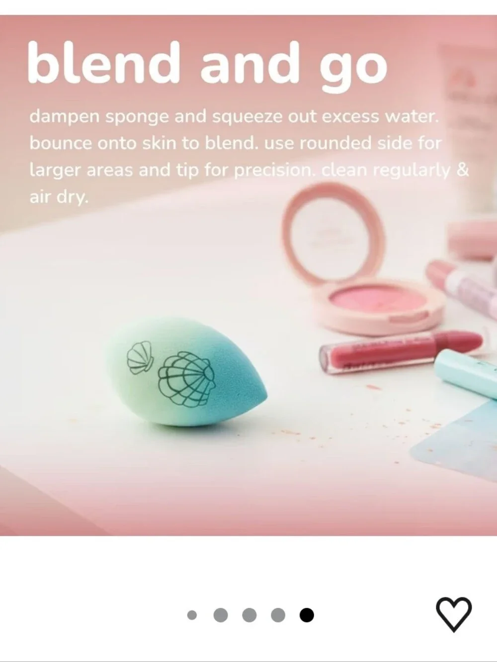 The Crème Shop x Disney Princess Ariel Blending Sponge Duo